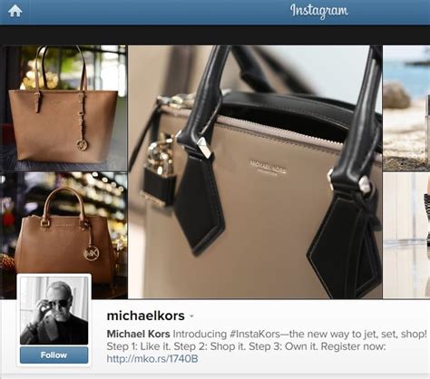 instagram michael kors|Michael Kors facebook advertising.